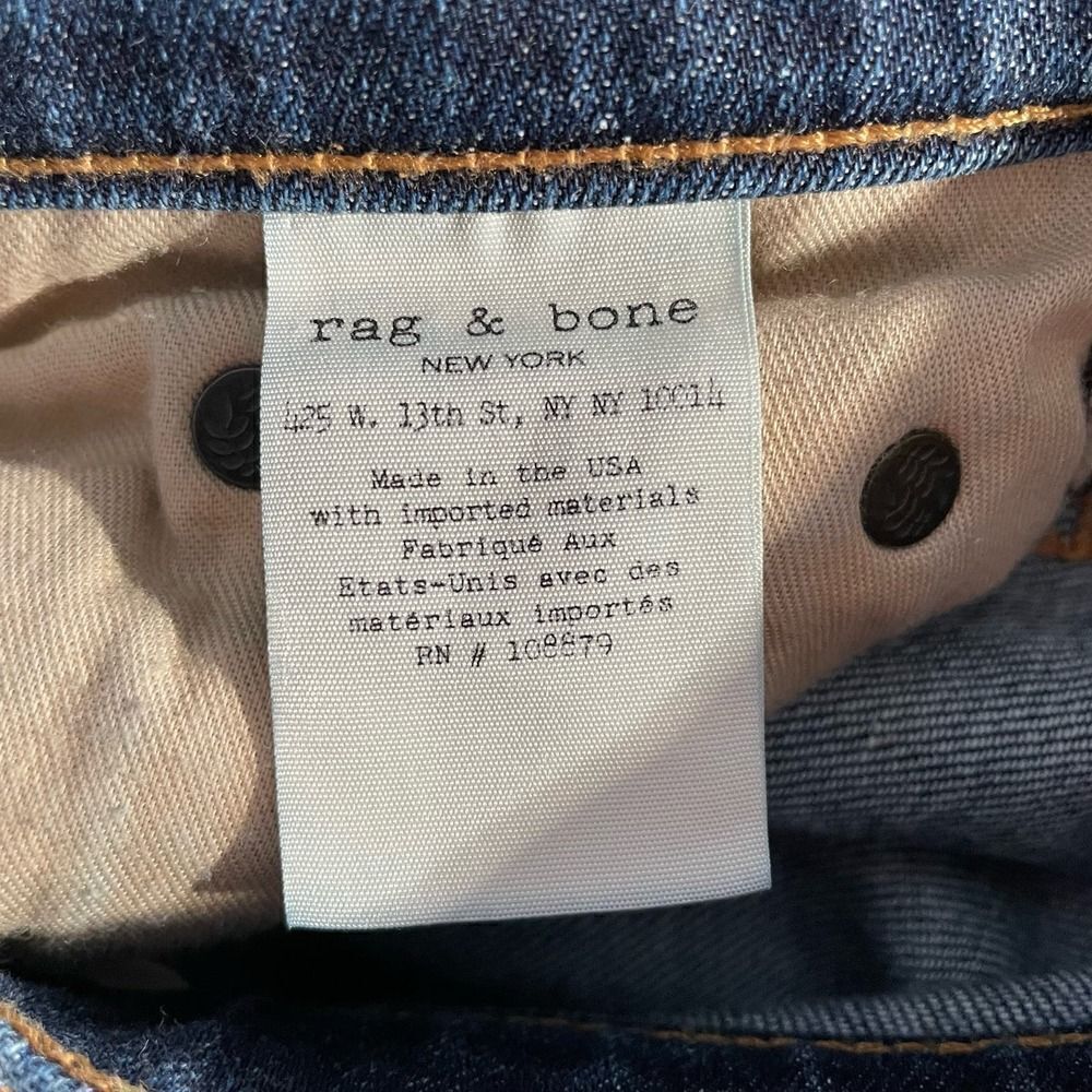 Rag & Bone The Dre Straight Jeans - Size: 26 - Picture 8 of 13
